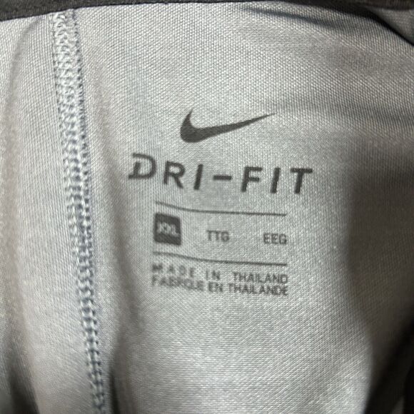 Nike Essential Emboss Polo Shirt Men’s XXL Gray Striped Dri-Fit Golf Performance - Picture 8 of 10